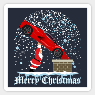 FERRARI CHRISTMAS GIFT Sticker